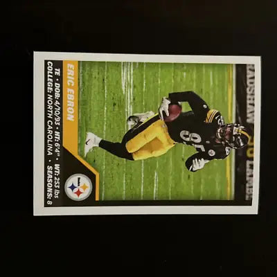 Eric Ebron Pittsburgh Steelers football card from 2021 Panini Stickers collection