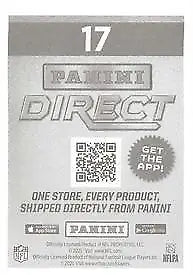 Panini Direct advertisement featuring 2021 Panini Stickers Ronald Jones Tampa Bay Buccaneers