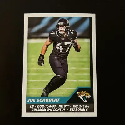 Joe Schobert Jacksonville Jaguars Panini Stickers football card 2021 NM-MT