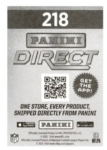 Panini Direct advertisement for 2021 Panini Stickers A.J. Brown Star Foil Tennessee Titans