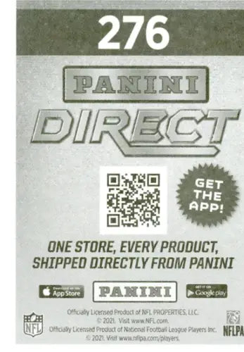 Panini Direct advertisement featuring 2021 Panini Stickers Trayvon Mullen Las Vegas Raiders