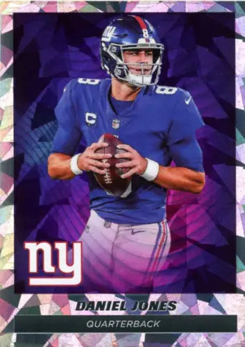 Daniel Jones Star Foil card from 2021 Panini Stickers New York Giants Football