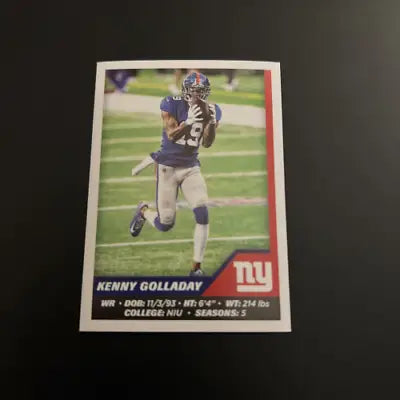 Kenny Golladay New York Giants Panini Stickers 2021 NFL Football Card NM-MT