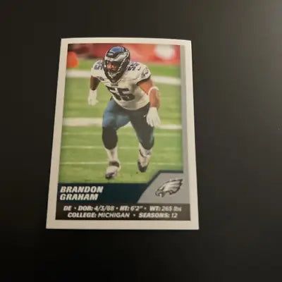 Brandon Graham football card from 2021 Panini Stickers of Philadelphia Eagles NFL