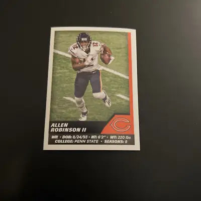 Allen Robinson II Chicago Bears football card from 2021 Panini Stickers #367