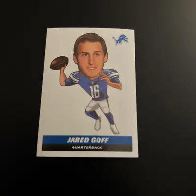 Jared Goff 2021 Panini Stickers #377 Detroit Lions football card in NM-MT condition