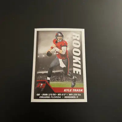 Kyle Trask Rookie Football Card from 2021 Panini Stickers for Tampa Bay Buccaneers