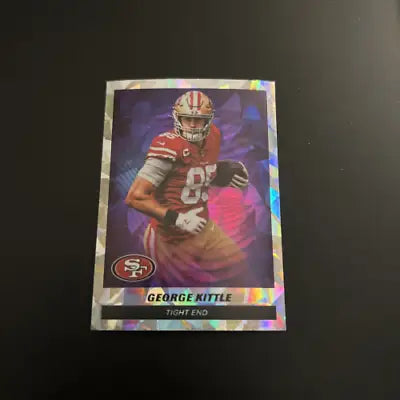 2021 Panini Stickers #522 George Kittle STAR FOIL San Francisco 49ers NFL card