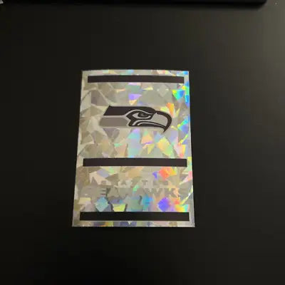 2021 Panini Stickers Seattle Seahawks Logo FOIL NFL Football Card holographic sticker