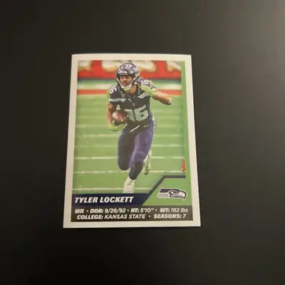 Tyler Lockett 2021 Panini Stickers #542 Seattle Seahawks Football Card NM-MT