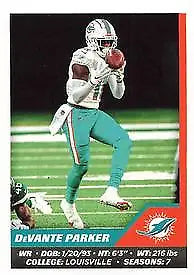 2021 Panini Stickers #62 DeVante Parker Miami Dolphins NFL Football Card NM-MT