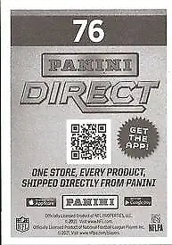 Panini Direct advertisement featuring 2021 Panini Stickers Mac Jones New England Patriots