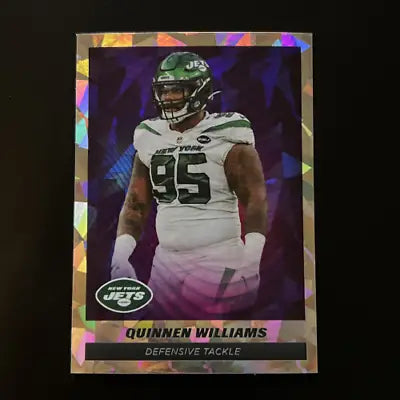 Quinnen Williams 2021 Panini Stickers #88 STAR FOIL New York Jets Football Card