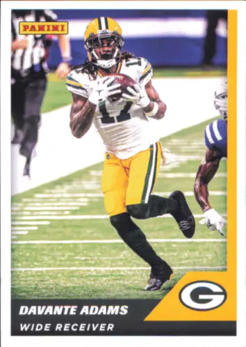 2021 Panini Stickers Cards #14 Davante Adams Green Bay Packers Football collectible