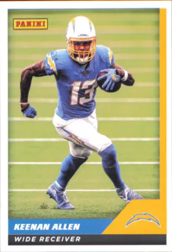 Keenan Allen Football Card from 2021 Panini Stickers Cards Los Angeles Chargers NM-MT