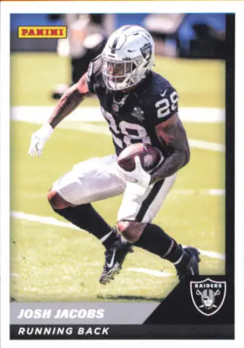 Josh Jacobs 2021 Panini Stickers Cards #23 Oakland Raiders NFL collectible football card