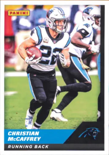 Christian McCaffrey 2021 Panini Stickers Cards #24 Carolina Panthers NFL collectible