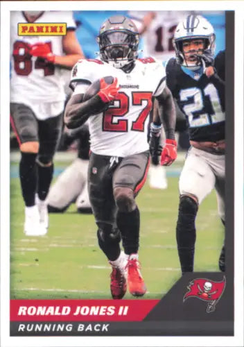 Panini Stickers Cards featuring Ronald Jones II, Tampa Bay Buccaneers NFL collectible