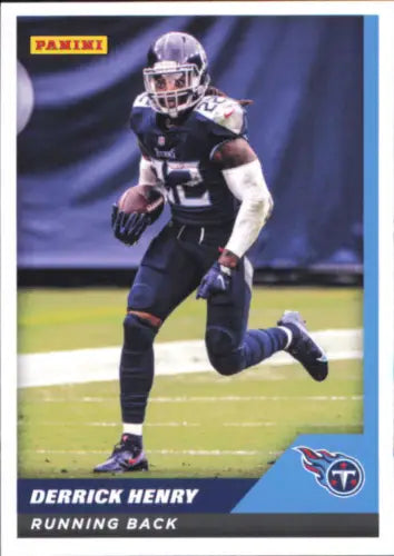 Derrick Henry football card from 2021 Panini Stickers Cards #26 Tennessee Titans NFL