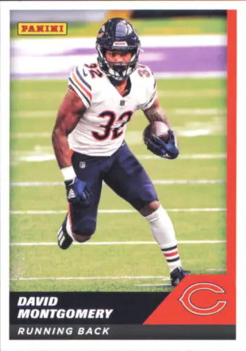 David Montgomery 2021 Panini Stickers Cards #49 Chicago Bears Football NFL collectible