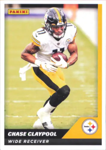 Chase Claypool 2021 Panini Stickers Cards #51 Pittsburgh Steelers Football collectible