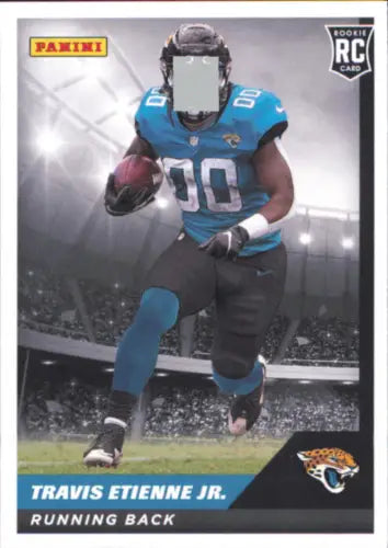 Travis Etienne Jr. rookie card from 2021 Panini Stickers Cards #71 for Jaguars fans