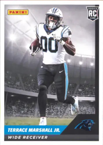 2021 Panini Stickers Cards #96 Terrace Marshall Jr. Rookie Panthers NFL collectible card