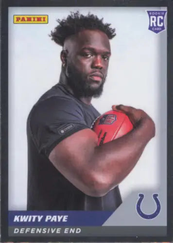 Kwity Paye rookie card from 2021 Panini Stickers Cards Silver #87 for Indianapolis Colts