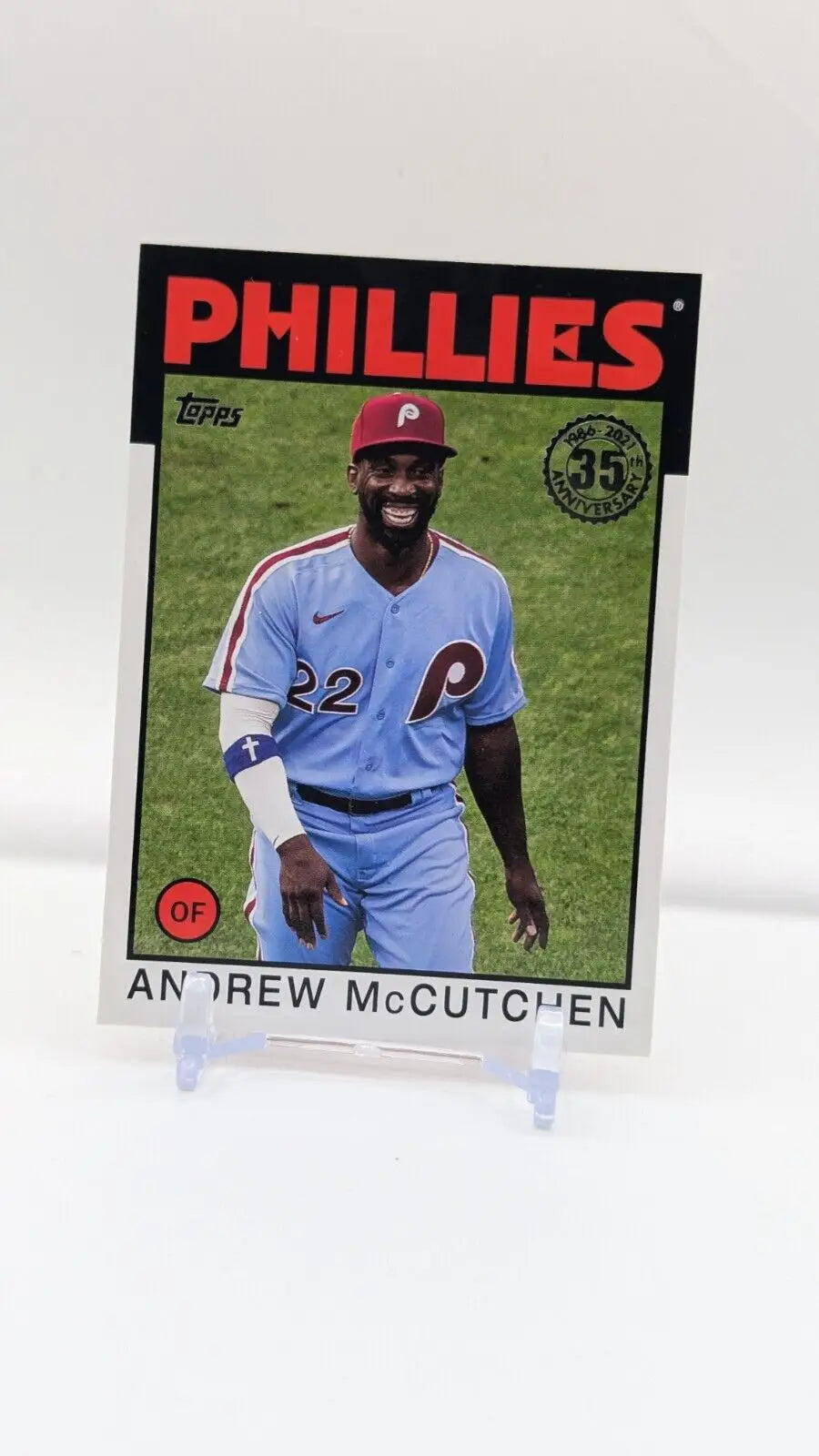 Andrew McCutchen baseball card from Topps Baseball 35th Anniversary set