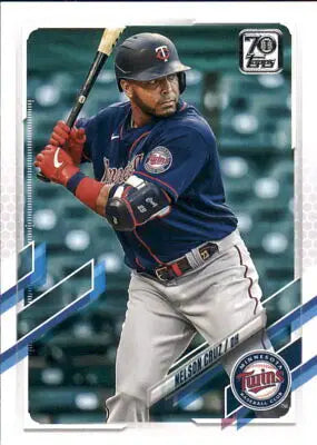 Nelson Cruz Minnesota Twins baseball card from 2021 Topps #219 NM-MT condition