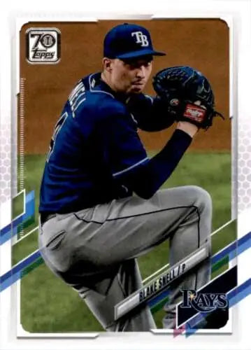 Blake Snell baseball card from 2021 Topps #261, featuring original gloss finish