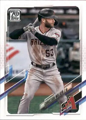 Christian Walker Arizona Diamondbacks baseball card from 2021 Topps #386 NM-MT