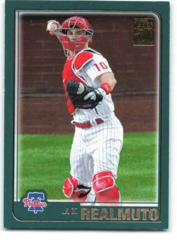 2021 Topps Archives #223 J.T. Realmuto baseball card in NM condition, original gloss, Phillies