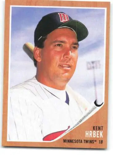 Kent Hrbek baseball card 2021 Topps Archives #91 NM Twins original gloss design