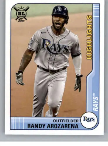 2021 Topps Big League #287 Randy Arozarena NM-MT Rays original gloss baseball card