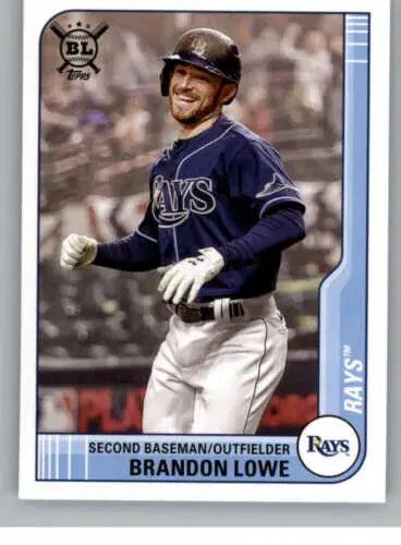 Brandon Lowe baseball card from 2021 Topps Big League with original gloss and NM-MT condition