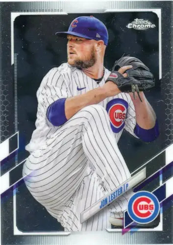 Jon Lester Chicago Cubs 2021 Topps Chrome #13 Baseball Card NM-MT