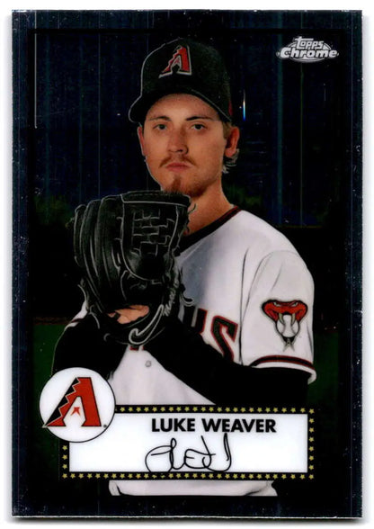 Arizona Diamondbacks player in white uniform on 2021 Topps Chrome Platinum card