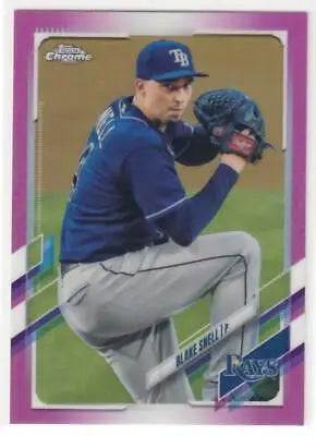 2021 Topps Chrome Refractor Pink #43 Blake Snell NM-MT Rays original gloss card