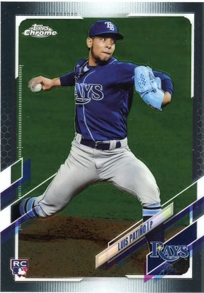 2021 Topps Chrome Update Luis Patino Rookie Card Tampa Bay Rays MLB #18 NM