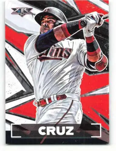 Nelson Cruz Baseball Trading Card 2021 Topps Fire NM-MT with original gloss finish