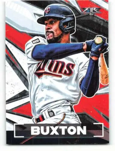 Byron Buxton 2021 Topps Fire #171 baseball card with original gloss for Twins fans