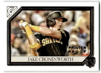 Jake Cronenworth baseball card from 2021 Topps Gallery, original gloss, high demand RC