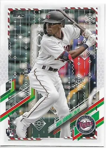 Nick Gordon baseball card from 2021 Topps Holiday Mega Box featuring original gloss