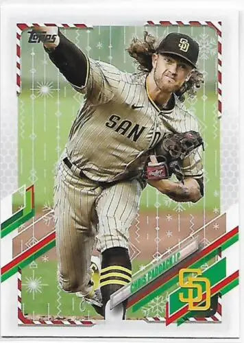 2021 Topps Holiday Mega Box Chris Paddack NM-MT Padres original gloss baseball card