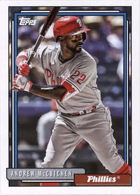 Baseball card of Andrew McCutchen from Topps Update ’92 Topps Redux collection