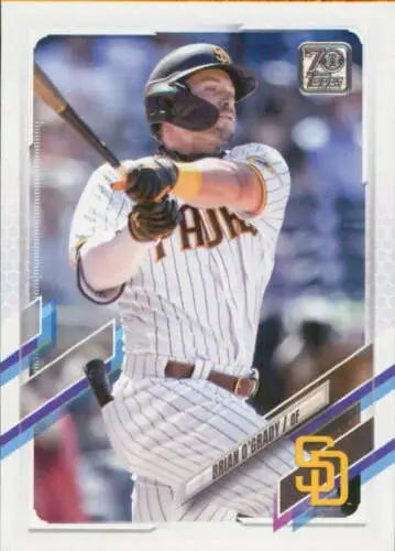 Baseball card 2021 Topps Update Brian O’Grady NM-MT Padres original gloss collectible