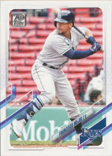 2021 Topps Update #US219 Francisco Mejia NM-MT Rays baseball card with original gloss