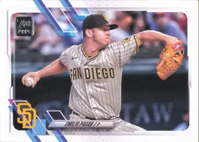 2021 Topps Update Emilio Pagan San Diego Padres Baseball Card MLB NM-MT