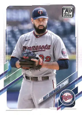 2021 Topps Update US239 Matt Shoemaker Minnesota Twins Baseball Card Image